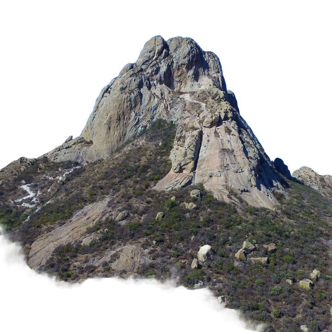 Recorte del monolito peña de bernal