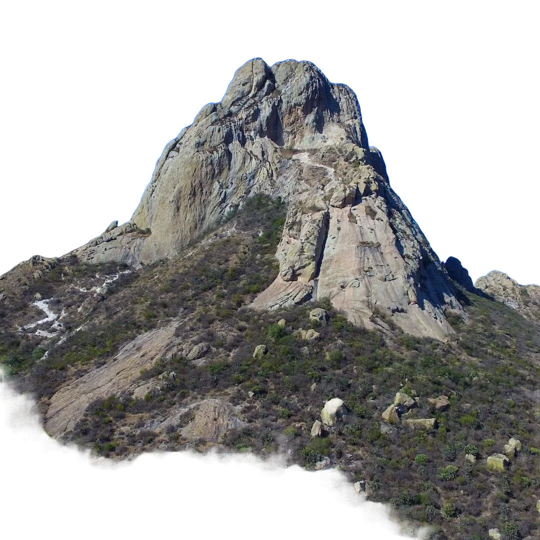 Recorte del monolito peña de bernal