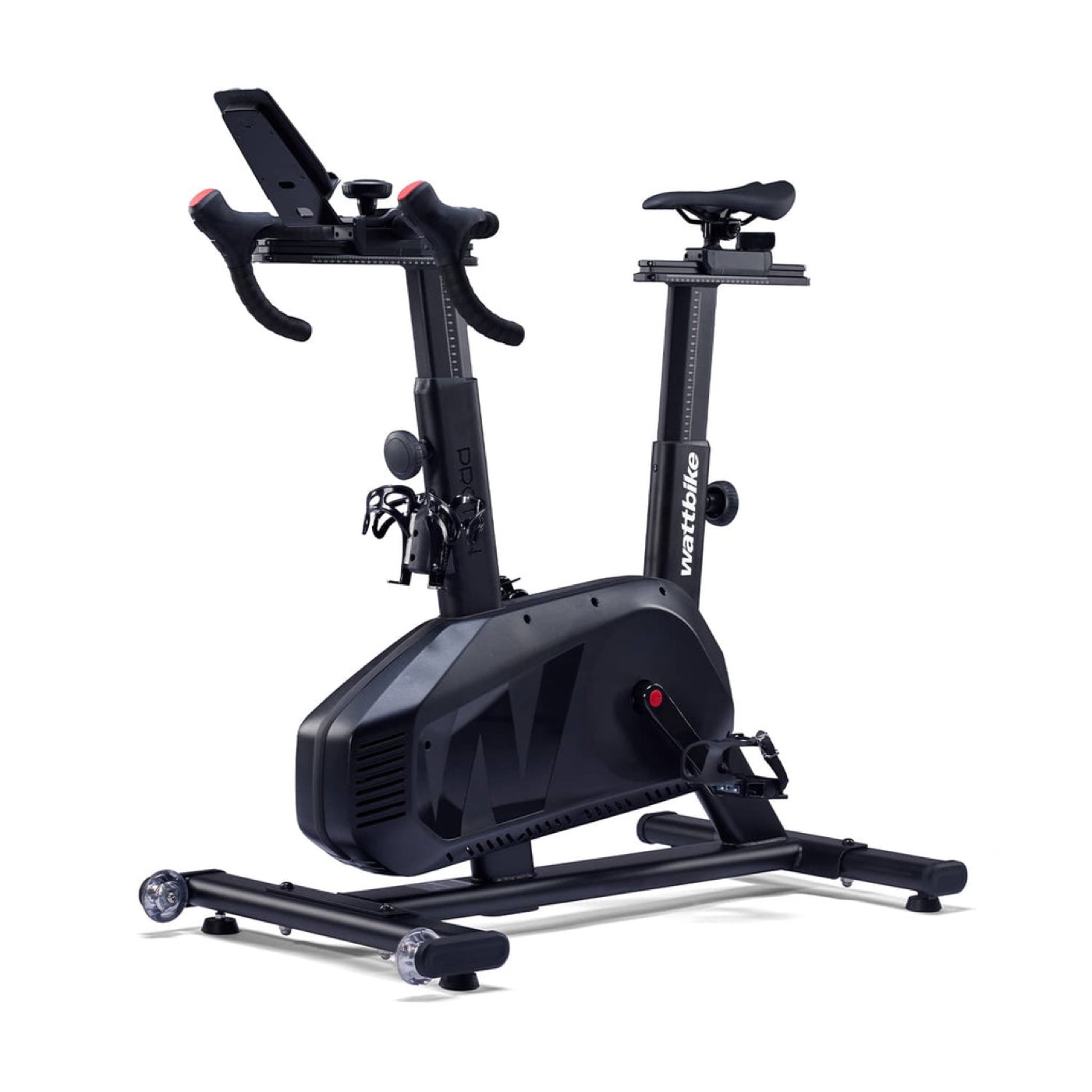 Bicicleta de entrenamiento Wattbike Proton en vista lateral